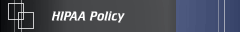 HIPAA Policy